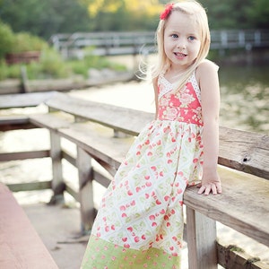 Classic Halter Sundress Tutorial Pattern PDF INSTANT DOWNLOAD image 1