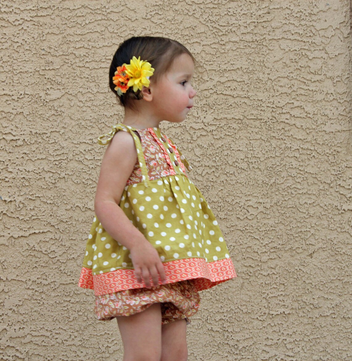 Girls Picnic Check Crop Set main image 1