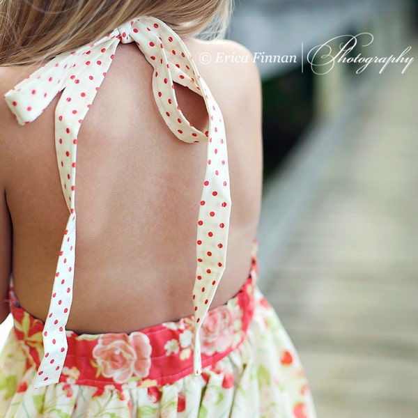 Girl's Classic Sundress children's clothing sewing Tutorial Pattern ePattern DIY ebook PDF INSTANT download