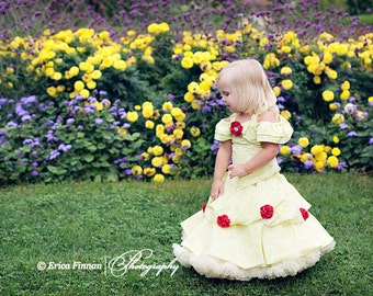 Belle of the Ball Gown children's costume girl's clothing sewing tutorial PDF pattern by Tenderfeet Stitches INSTANT DOWNLOAD