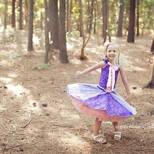 Charlotte-Rose Princess Dress kids costume sewing PDF pattern tutorial for girls and toddlers INSTANT DOWNLOAD image 3