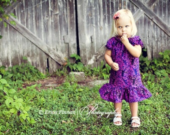 Girl's Tennis Dress or Top children's clothing sewing PDF tutorial pattern by Tenderfeet Stitches INSTANT DOWNLOAD