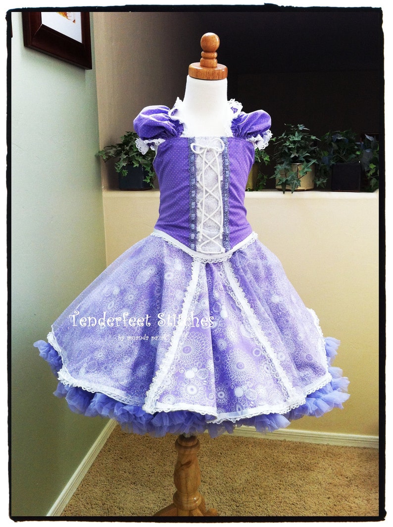 Charlotte-Rose Princess Dress kids costume sewing PDF pattern tutorial for girls and toddlers INSTANT DOWNLOAD image 5