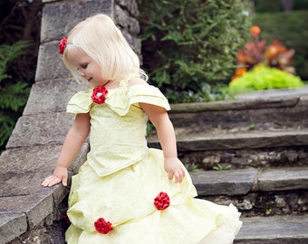 Tutorial de costura de ropa de niña para disfraz infantil Patrón PDF Bella del Vestido de Fiesta de Tenderfeet Stitches DESCARGA INSTANTÁNEA