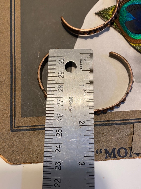 Pair of Solid Copper Bracelets - image 8