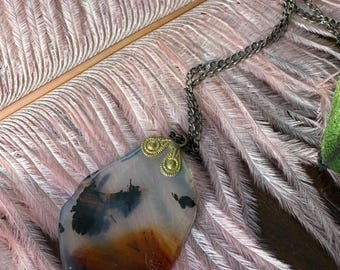 Vintage Agate Necklace
