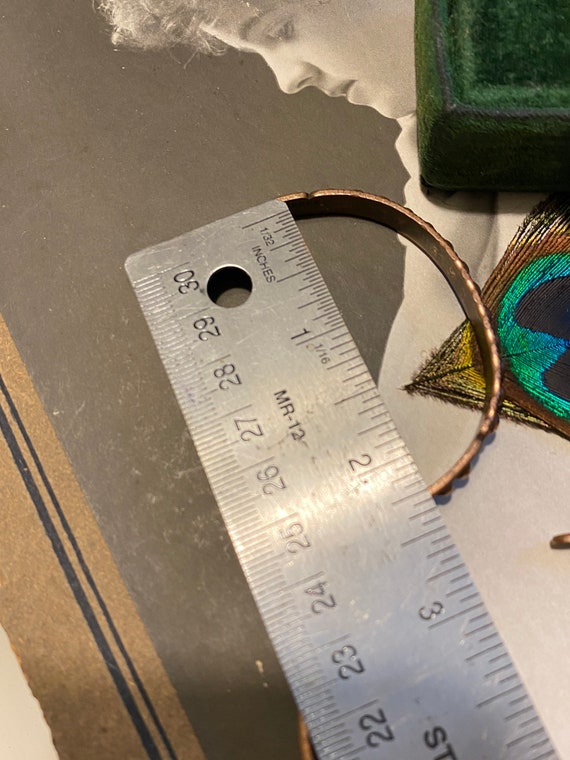 Pair of Solid Copper Bracelets - image 7