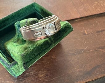 Sterling men’s wedding ring