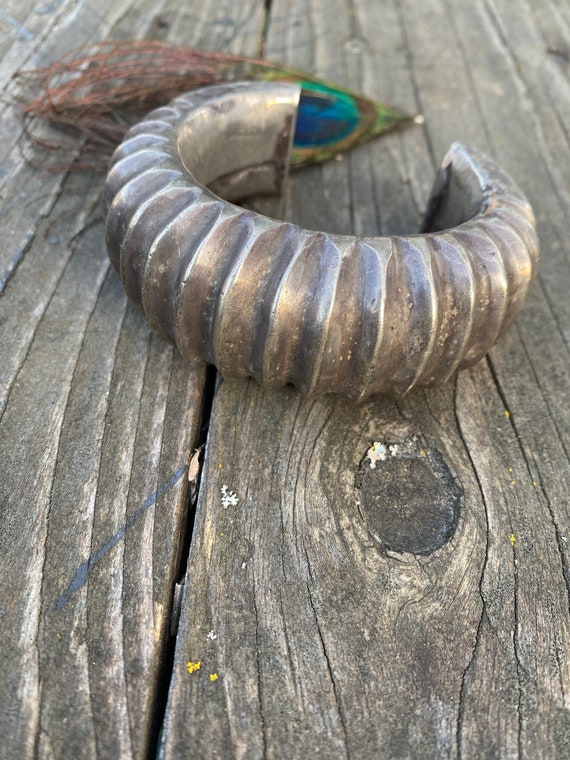 Antique silver cuff from Northern India