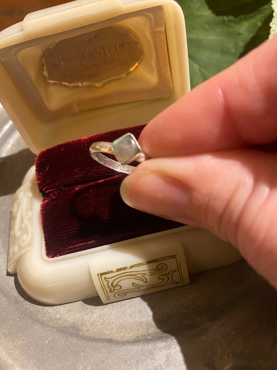 Charming Silver and labradorite Ring - image 5