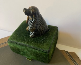 Tigers Eye stone spaniel