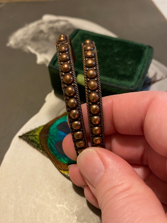 Pair of Solid Copper Bracelets - image 6