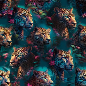 Egenproduktionstyg - Jersey - French Terry - Muslin - Bomull - Softshell - OEKO-TEX Standard 100 - Säljs per meter - Leopardgrön petrol