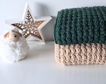 Handmade  Knitted Scarf 100% Wool | Warm Winter Scarf