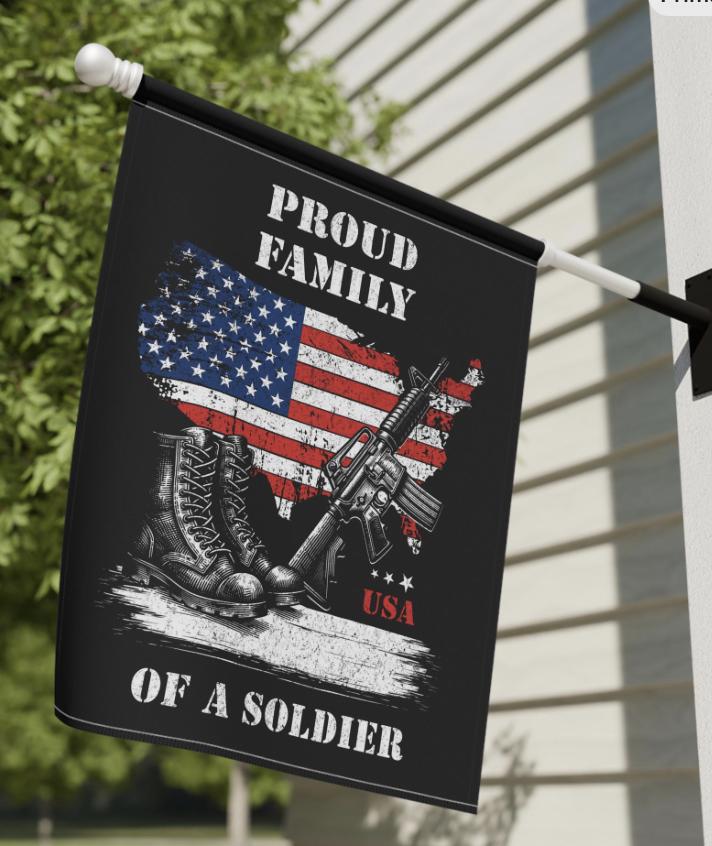 thumbnail image 2 of Proud Grandparent Of A Soldier US Army Round Decal - Military Car Sticker 2 of 10