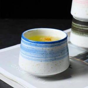 Handcrafted Ceramic Mugs: Tea, Water, and Coffee Cups
