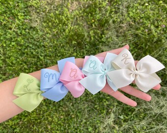 Personalized Monogram bows
