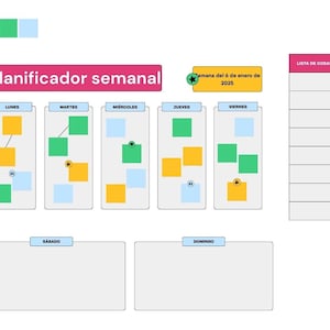 Minimalist Weekly Planner (Printable PDF) | Task Organizer | Productivity Planner (Spanish and English)
