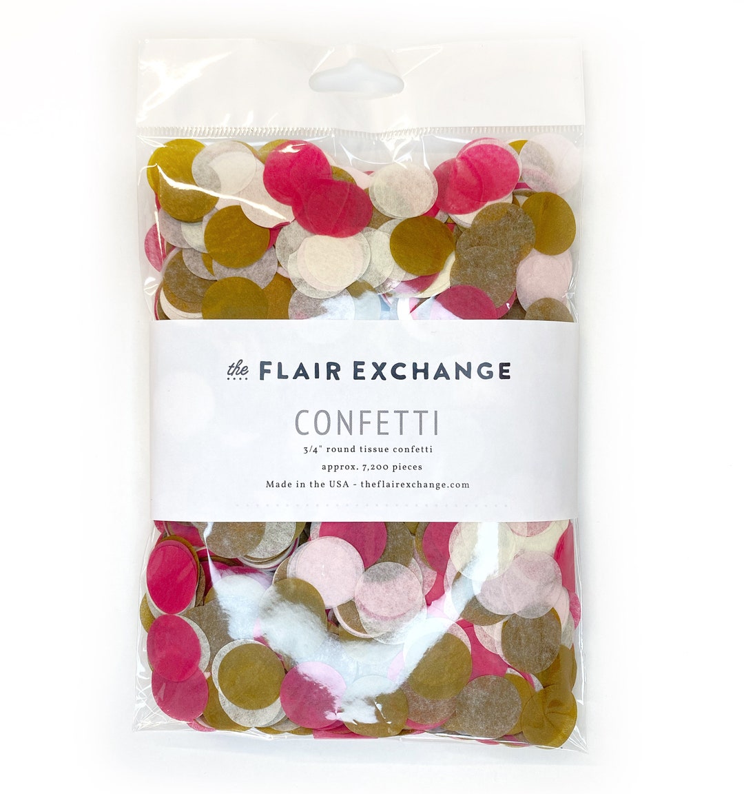 Bulk Pack Confetti - Sweetheart : Azalea, Blush Pink, off White ...