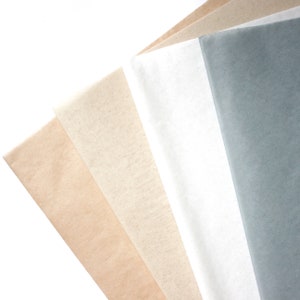 Tissue Tassel Garland Kit Natural : Off White, Gray, Kraft, White DIY Party Decorations, Tissue Paper Tassels, Birthday Party Banner image 6