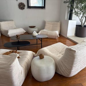 Loungefauteuil in Togo-stijl – Ultracomfortabele designfauteuil | Nieuw | Gratis levering | 2 jaar garantie