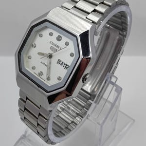 Vintage Seiko 5 Automatic 6309 Men’s Watch | 36mm Case | Silver Dial | Japan Made | Retro Collectible Timepiece | Gift for Him and Her