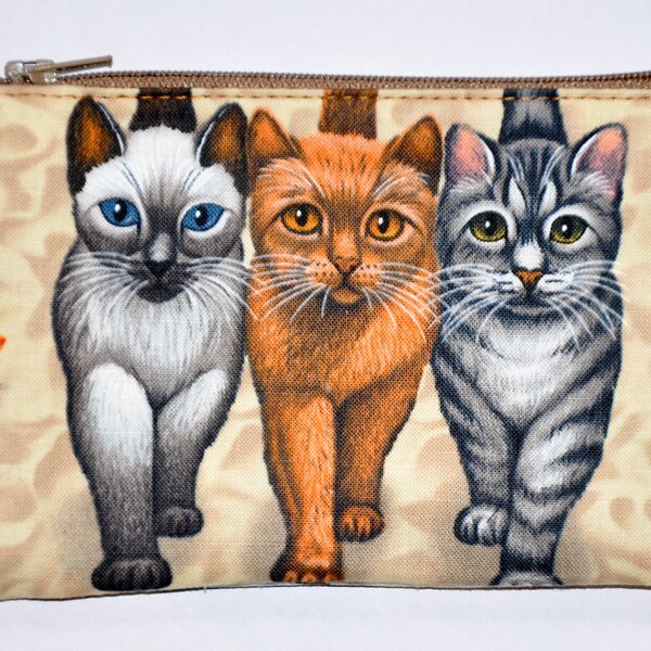 Beach Cats Coin Purse