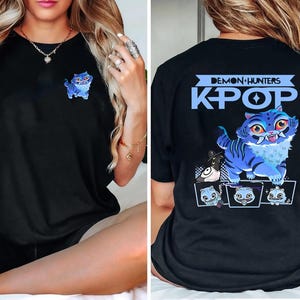 Kpop Demon Hunters Shirt, Huntrix Girl Shirt, Kpop idol group Shirt, Mira, Rumi, Joey Shirt,Demon Hunter Merch Gift for Huntrix fan Shirt