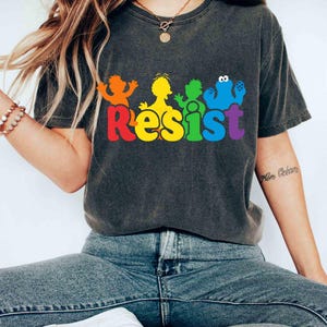 Comfort Colors® Save PBS Resist Shirt, Political Protest, Save Public Broadcasting, Hands-Off Tee, Public Broadcasting Service, Equal Rights