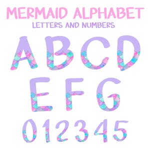 Fonte de sereia PNG, Caudas de fonte de sereia, Fonte de peixe PNG, Sereia PNG, Letras de sereia PNG, Camisa de sereia PNG, Aniversário de sereia PNG