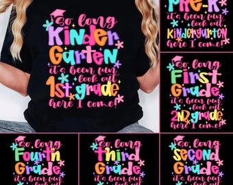 So Long Pre-k it&#39;s Been Fun Look Out Kindergarten Here i Come Png, Kindergarten, 1st, 2nd, 3rd Grade, Last Day Of Pre-k