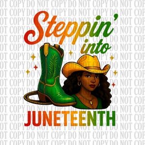 Steppin' Into Juneteenth Black Woman, png, bretels png, Juneteenth Celebration