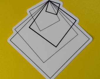 Abstract Preparation Sticker Colorful Abstract Chromatic Aberration Sticker - Etsy