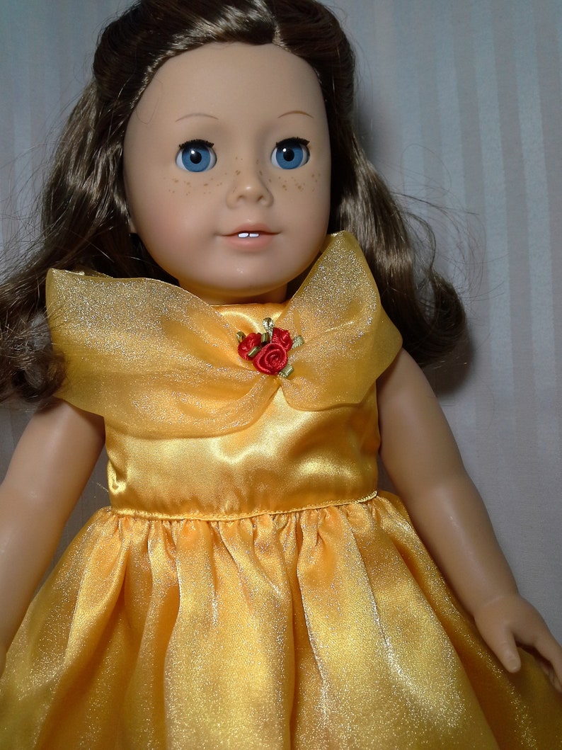 Princess Belle DressAmerican Girl Doll18 Inch Doll Etsy