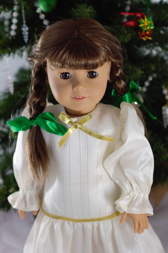 American Girl Doll 18 Inch Doll Cream Colored Party Dress Etsy