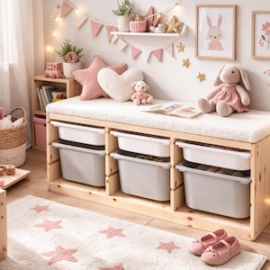 Cojín de banco Kallax de IKEA / Cojín de asiento Boucle / Cojín de asiento de ventana personalizado / Cojín de asiento de estante Kallax de IKEA / Cojín de banco de estante Kallax imagen 6
