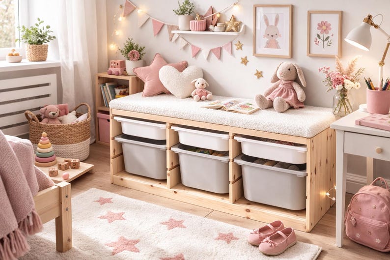 Cojín de banco Kallax de IKEA / Cojín de asiento Boucle / Cojín de asiento de ventana personalizado / Cojín de asiento de estante Kallax de IKEA / Cojín de banco de estante Kallax imagen 6
