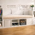 IKEA Kallax Bench Cushion, Soft Boucle Seat Padnch Pad