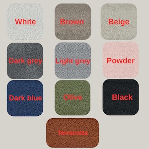 IKEA Kallax Bench Cushion | Boucle Seat Pad | Custom Window Seat Cushion| IKEA Kallax shelf seat pad | Kallax Shelf Bench Pad image 5