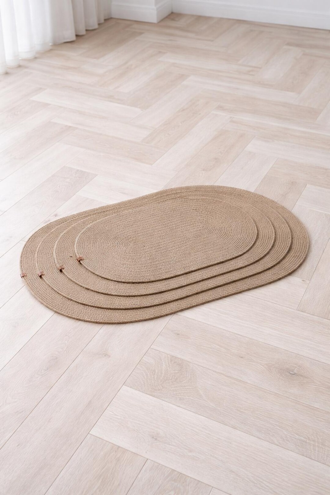 Jute Dog Feeding Rug – Natural Pet Food Placemat, Eco Friendly Floor ...