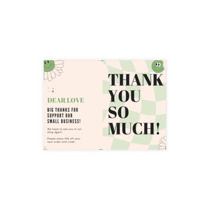 Bedankkaartbundel | Notitiekaarten voor Small Biz Support, wenskaarten, bedankkaarten, cadeauset briefpapier