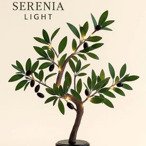 Olivenbaum-LED-Lampe  Leuchtender Dekobaum fr mediterrane Wohndekoration,  natrliche sthetik, gemtliche Ambientebeleuchtung, Geschenkidee - Etsy  Schweiz