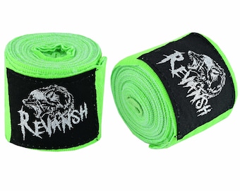 4.5 Meter Mexican Style Light Green Hand Wraps – Poly-Cotton Semi-Elastic, MMA, Boxing