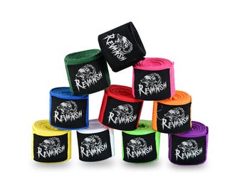 180" Mexican Style Hand Wraps – Poly-Cotton Semi-Elastic, MMA, Boxing
