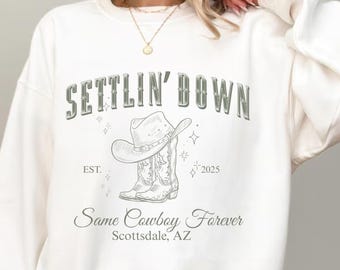 Custom Last Rodeo Bachelorette Sweatshirt: Nashville Bridal Party