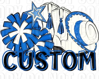 Spirit Wear: Drill Team, Boot, Hat, Dance, PNG, custom, Digital Download