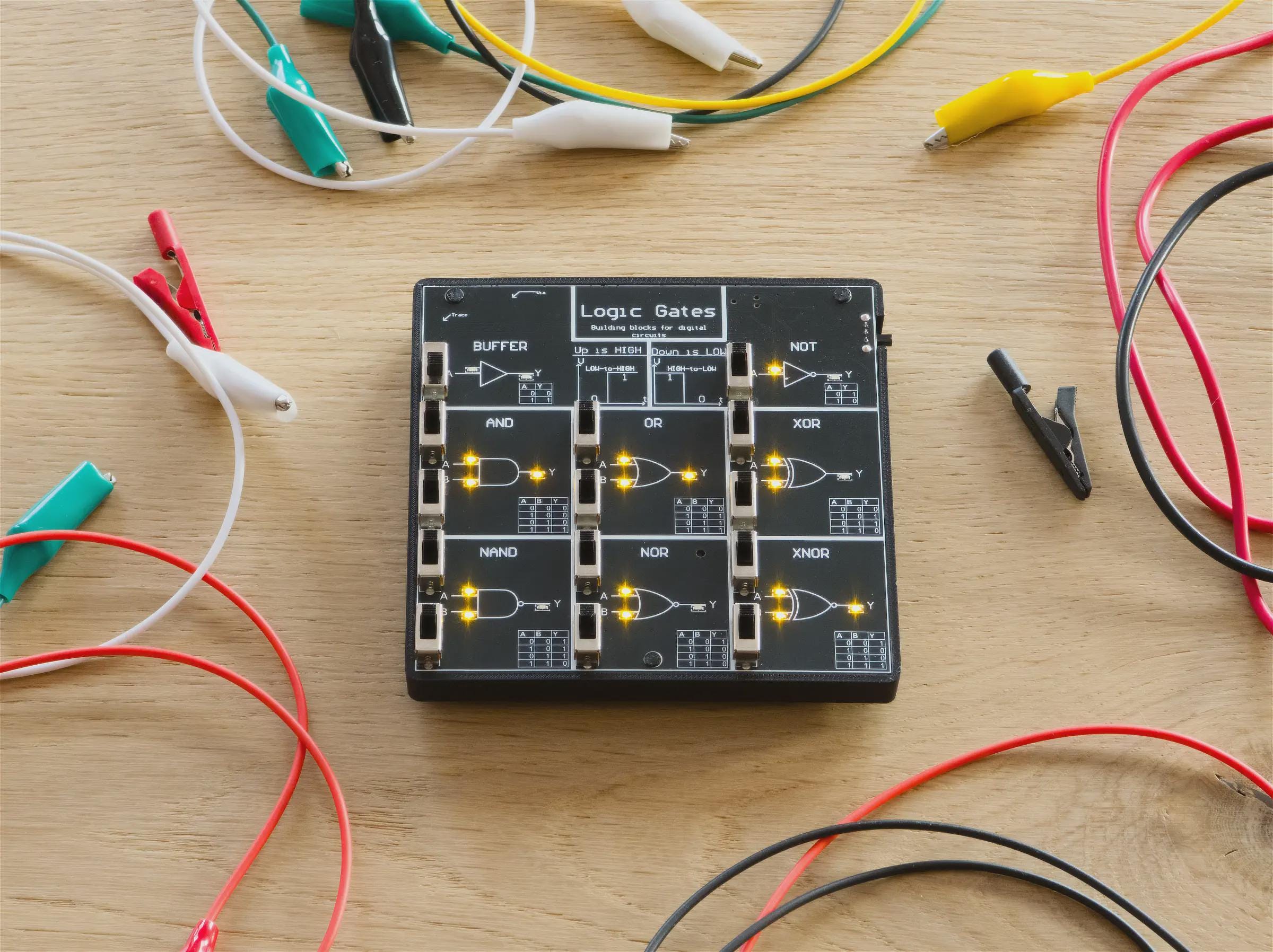 Logic Gates - Interactive Digital Electronics Learning Kit - Etsy