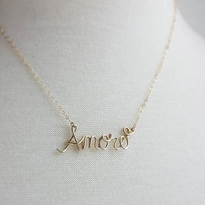 Wire Name Necklace for Girls, Personalized Gift for Daughter Grandaughter image 4