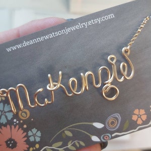 Dainty Name Necklace for Teen Girls Niece, Daughter Gift Ideas, Personalized, Gifts for Granddaughter image 1