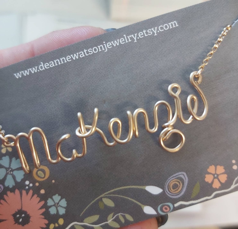 Dainty Name Necklace for Teen Girls Niece, Daughter Gift Ideas, Personalized, Gifts for Granddaughter image 1